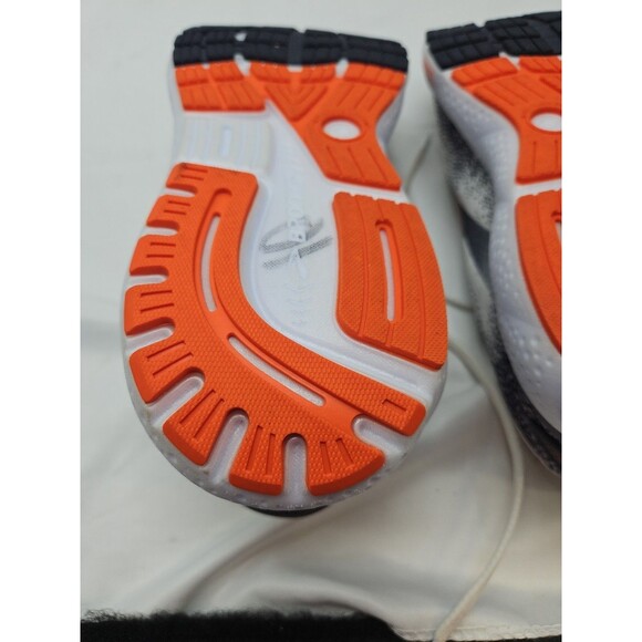 Brooks Ghost 16 Men’s Size 8 White Peacoat Orange Trainer Road Running Shoes - Picture 16 of 16